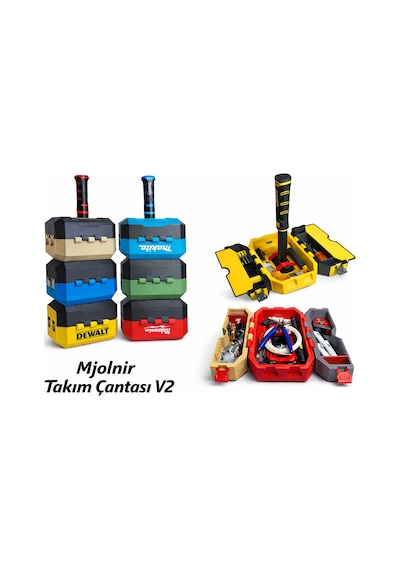 Thor Çekiç Tasarımlı Alet Çantası Mjolnir Tool Box V2 Dayanıklı Takım Çantası
