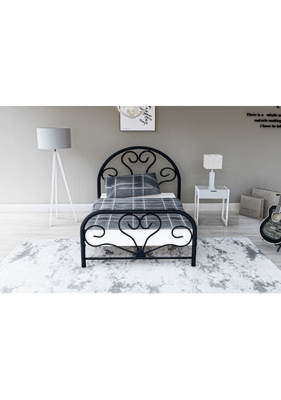 Metalia Gm 118 Baby Tek Kişilik Metal Karyola 90X190 Siyah