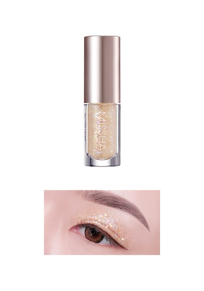 Missha Işıltılı ve Parlak Glitter Likit Göz Farı No.2 Interstellar Glitter Prism Liquid Eyeshadow Topper