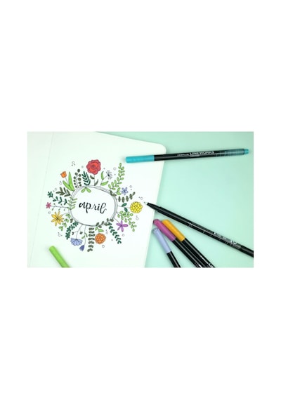 Fineliner Pastel Renk 10' Lu Kalem Seti,10 Renk