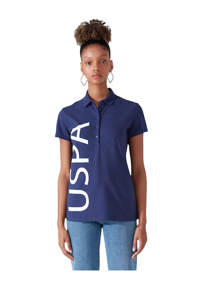 U.S. Polo Assn. Kadın Polo Yaka Tişört Lacivert