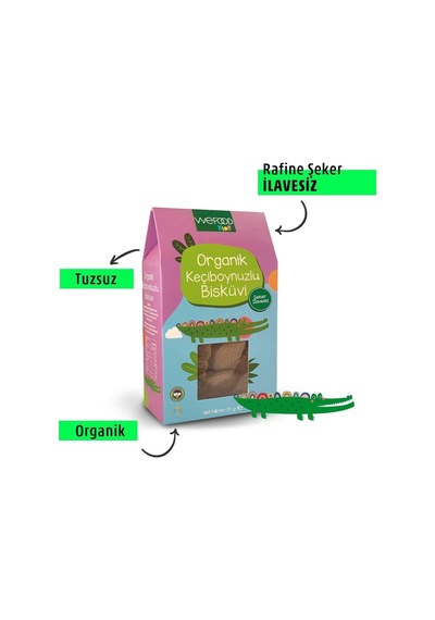 Kids Organik Keçiboynuzlu Bisküvi 55 Gr 8683347030439 Diğer