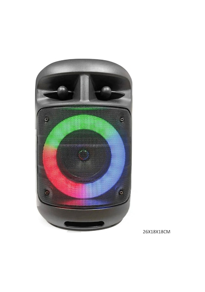 Müzik Kutusu Şarjlı Bt/Usb/Sd/Aux/Mıc/Fm Ledli Am-402