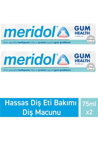 Meridol Hassas Diş Eti Bakımı Diş Macunu 2 x 75 ML