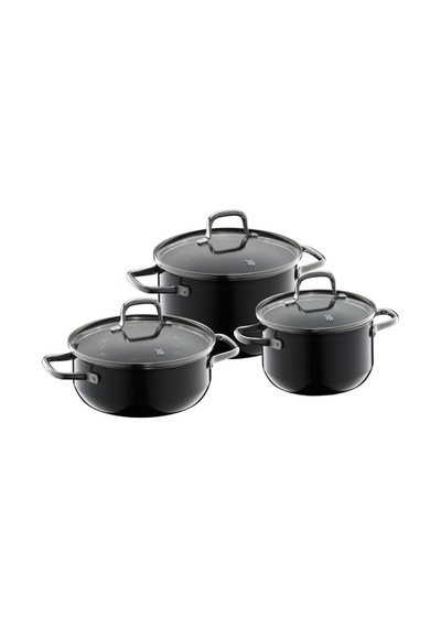Wmf Fusiontec Tencere Seti 3 Parça Siyah
