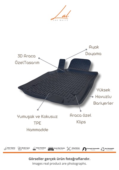 Renault Fluence 3d Havuzlu Paspas Bagaj Havuzu Seti 2009-2016