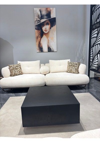Most Lignum Mermer Görünümlü %100 Mdf Orta Sehpa 80x80 Cm Ahşap Siyah - Safir Meşe Most Lignum Mermer Görünümlü %100 Mdf Orta Sehpa 80x80 Cm Ahşap Siyah - Safir Meşe