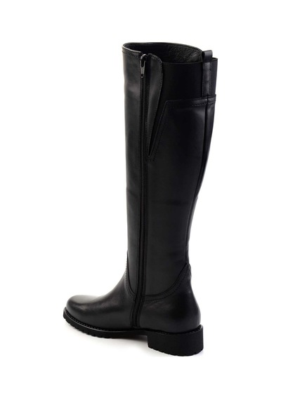 Bambi Siyah Leather Kadın Çizme K03750150503 Siyah