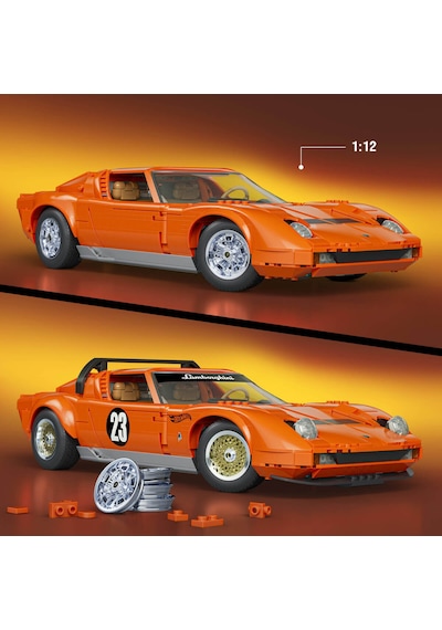 Mattel Brick Shop Hot Wheels 71 Lamborghini Miura P400 Sv Yapım
