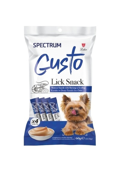 Gusto Karidesli Ve Deniz Taraklı Köpek Sıvı Ödülü 4x15 Gr