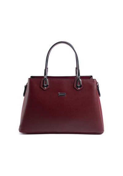 Silver Polo Sp1253 Kadın El Çantası Düz Bordo-bordo