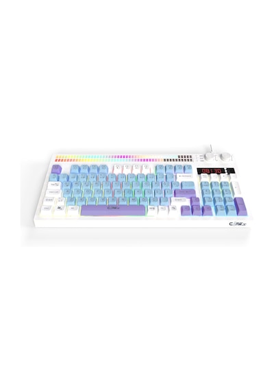 Spectrum K1 Fonksiyonel Çift Lcd Ekran & Çift Rgb - Ses Kontrolcülü Membran 94 Tuşlu Spectrum Rgb Mo