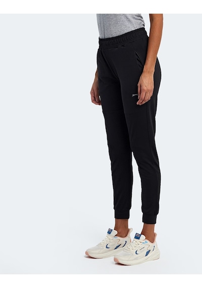 Slazenger RELATIVE Kadın Fermuar Cepli Siyah Eşofman Altı