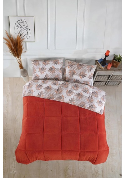 Formeya Çift Kişilik Lüx Wellsoft Yorgan Çift Taraflı Yastık Kılıflı 195x215 Cm Yorgan + Yastık Kılıfı Set Turuncu Sku: Smg8690010224071 0 Formeya Çift Kişilik Lüx Wellsoft Yorgan Çift Taraflı Yastık Kılıflı 195x215 Cm Yorgan + Yastık Kılıfı Set Turuncu Sku: Smg8690010224071 0