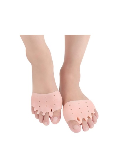 Ayak 5 Parmak Silikon Makaralı Gömlek 1 Çift Ten
