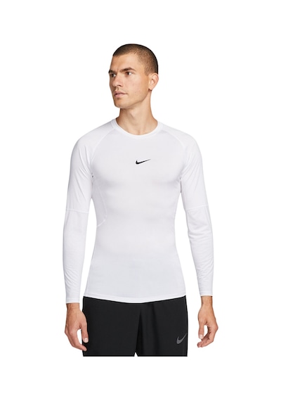 Nike Pro Dri-fit Erkek Uzun Kollu Antrenman Tişört Beyaz