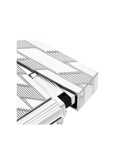 Line 2 Cling 1872 Monogram Gümüş Puro Çakmağı 16180 - Tr7971