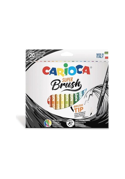 Carioca Super Brush Keçeli Boya Kalemi 20li 42968