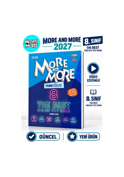 Güncel 8.sınıf 8 More&more More & More 8 Fame The Best English Test Book Yeni Ürün