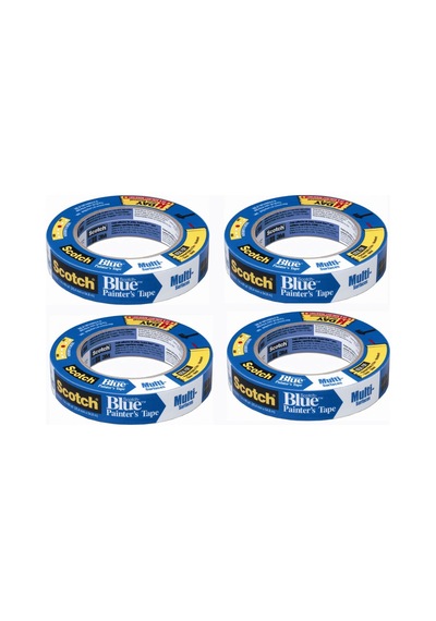 4 Adet Scotchblue Mavi Maskeleme Boya Cila Pasta Bandı Mavi Bant