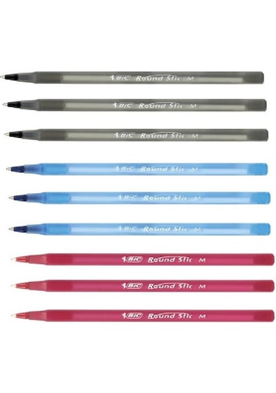 Bic Round Stic 9 Lu Tükenmez Kalem Seti
