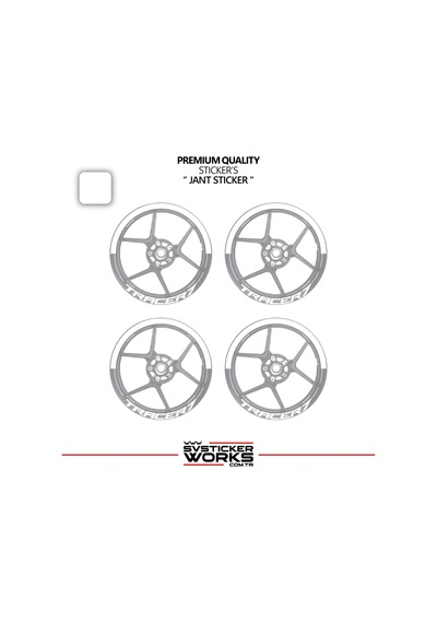 Yamaha Tracer 7 Jant Şeridi Yarım Jant Kaplama & Tracer 7 Yazı Sticker Seti 01105132