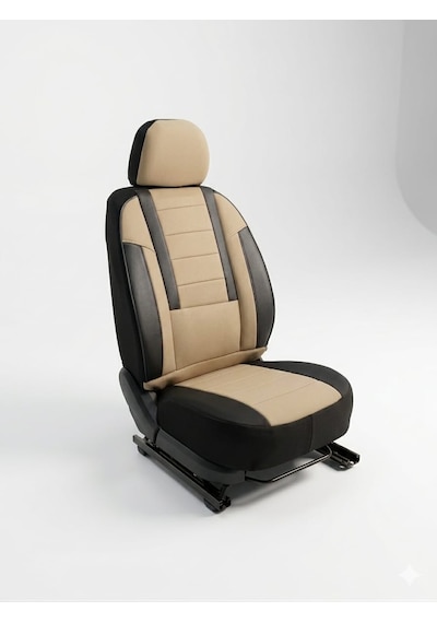 Veloce Bej Siyah Serisi Peugeot 408 Koltuk Kılıfı Tam Set