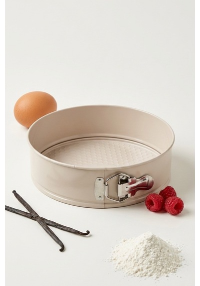 Cooker 24 Cm Kelepçeli Kek Kalıbı Ckr3564 Bej