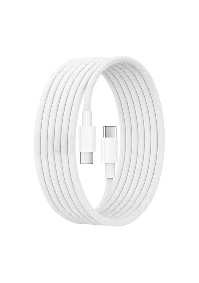 Type C-c, Örgülü 2 Metre, Güçlendirilmiş Boyun, 60watt Pd Hızlı Şarj & Data Kablosu, Apple Uyumlu iPhone Standart