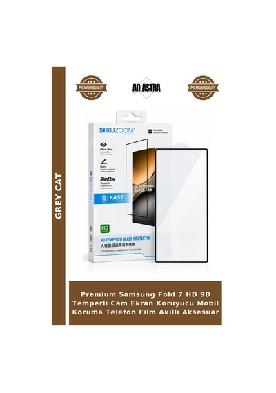 Premium Samsung Fold 7 Hd 9d Temperli Cam Ekran Koruyucu Mobil Koruma Telefon Film Akıllı Aksesuar