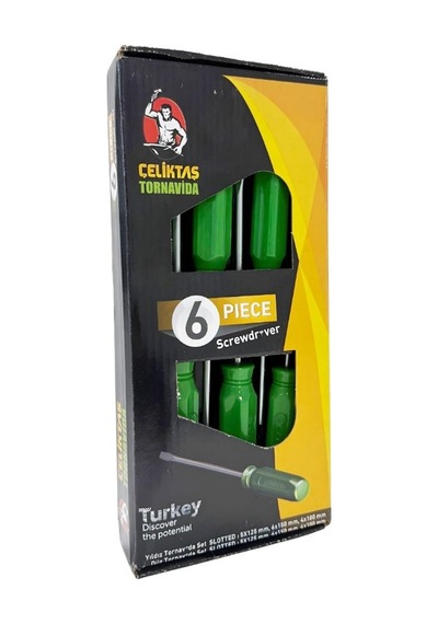 Celıktas Düz Ve Yıldız Uçlu Tornavida Takımı 6 Parça