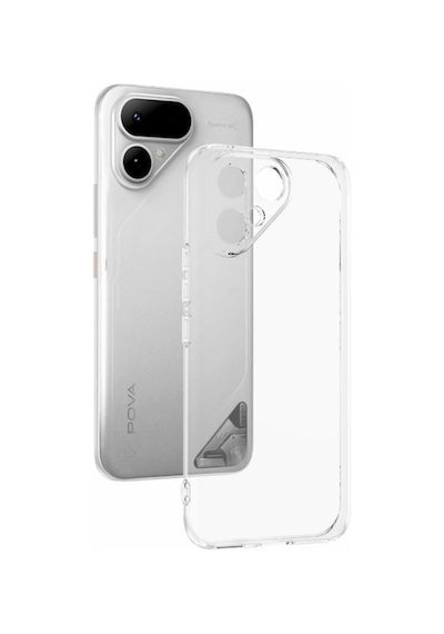 Adige Tecno Pova Curve 2 5g Kılıf Silikon Şeffaf