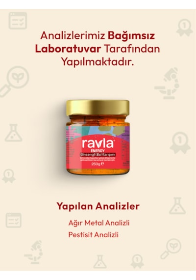Ravla Energy Ginsengli Bal Karışım - 250g