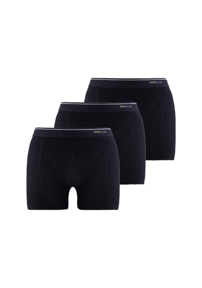 Blackspade Erkek Siyah 3'lü Paket Pamuklu Boxer Siyah