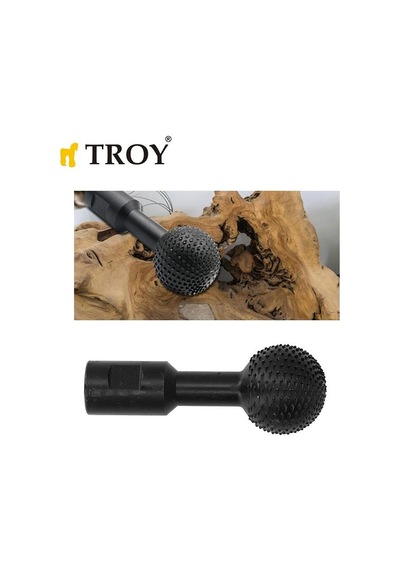Troy 25082 Avuç Taşlama İçin Küresel Ahşap Zımpara, Öğütme Ucu, M14-40