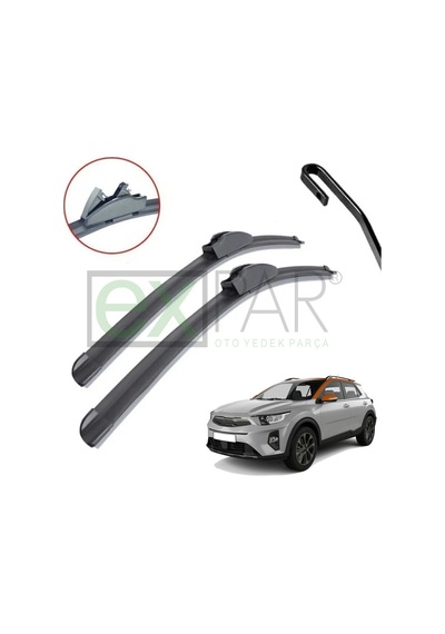 Kia Stonic Uyumlu Ön Cam Silecek Süpürgesi Takımı 2018 - 2024 Model Ön Silecek Sağ Sol