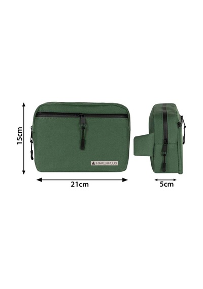 Rakerplus Yeşil Unisex Minimal 21x15x5 Cm Bel Ve Göğüs Çantası Natural