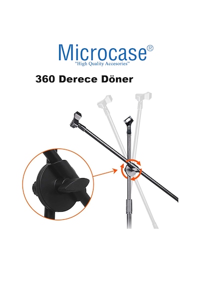 4in1 Zemin Tipi 360 Döner Profesyonel Metal Mikrofonstandı Al4534