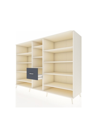 Kronos Dolap 11 Raflı 3 Çekmeceli 220x59x163 Aytaşı-aytaşı/antra Aytaşı-aytaşı/antrasit Kronos Dolap 11 Raflı 3 Çekmeceli 220x59x163 Aytaşı-aytaşı/antra Aytaşı-aytaşı/antrasit