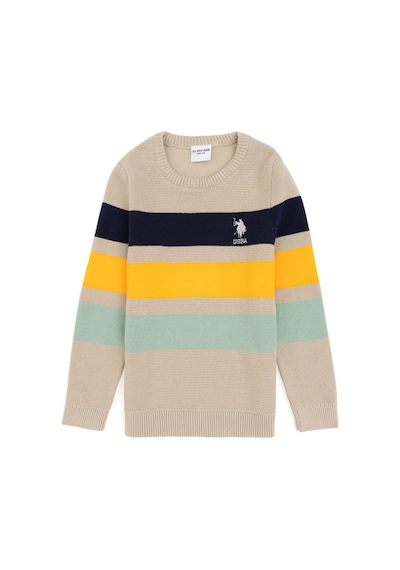 U.s. Polo Assn. Erkek Çocuk Taş Melanj Kazak /triko 50317160-vr225 Tas Melanj