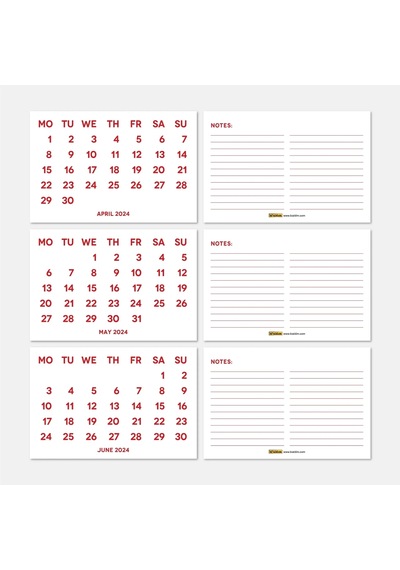 2027 Takvimi, 2027 Masa Takvimi Kırmızı Renk, 2027 Calendar, 2027 Desk Calendar Red Color