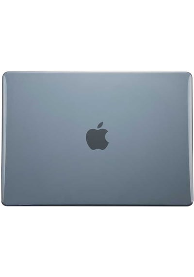 Apple Uyumlu MacBook Pro 14.2inç A2442 2021 Kılıf Kristal Ön Arka Şeffaf Kapak Td Siyah