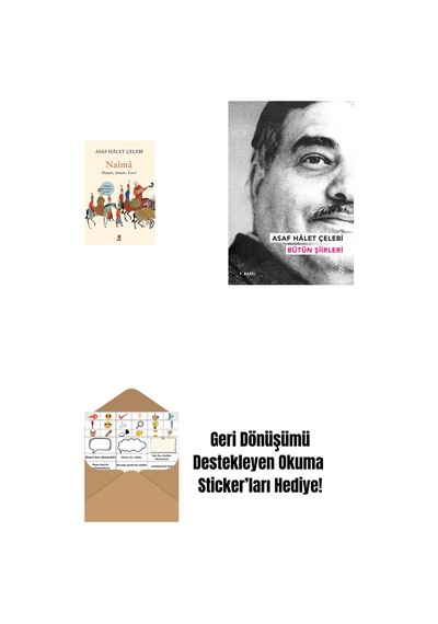 Naîmâ + Asaf Hâlet Çelebi - Bütün Şiirleri + Okuma Sticker'ları