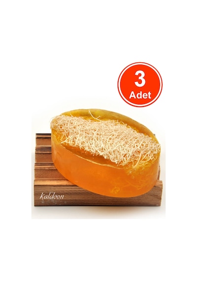 Kabak Lifli El Yapımı Doğal Mango Sabunu 120 G x 3 Adet