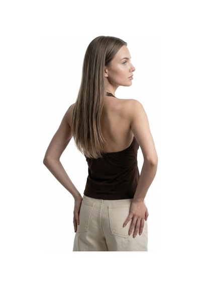 LOFT Slim Fit Kadın Bluz K.kol Lf2043481 Q1.v1 Kahverengi