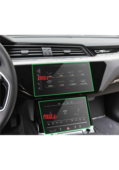 Audi Q8 2025 Hayalet Gösterge Ve Multimedya Çift Ekran Uyumlu Nano Ekran Koruyucu