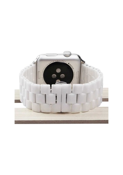 Watch 44mm Uyumlu Krd-15 Metal Gllp Kordon-beyaz