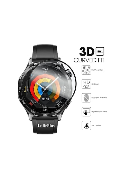 Huawei Watch Gt 5 Pro 46mm Full Ekran Nano Saat Koruyucu 41mm/42mm Değildir