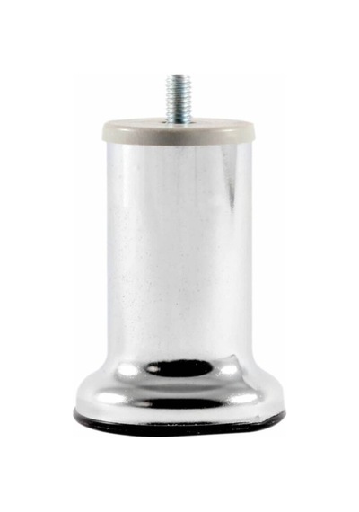 Metal Baza Koltuk Kanepe Sehpa Ayağı Krom 12 Cm M8 Ince Diş 6'lı Metalik