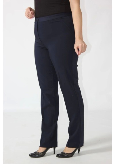 Moda Berray 2555 Gizli Cep Modeline Sahip Büyük Beden Pantolon Lacivert Lacivert